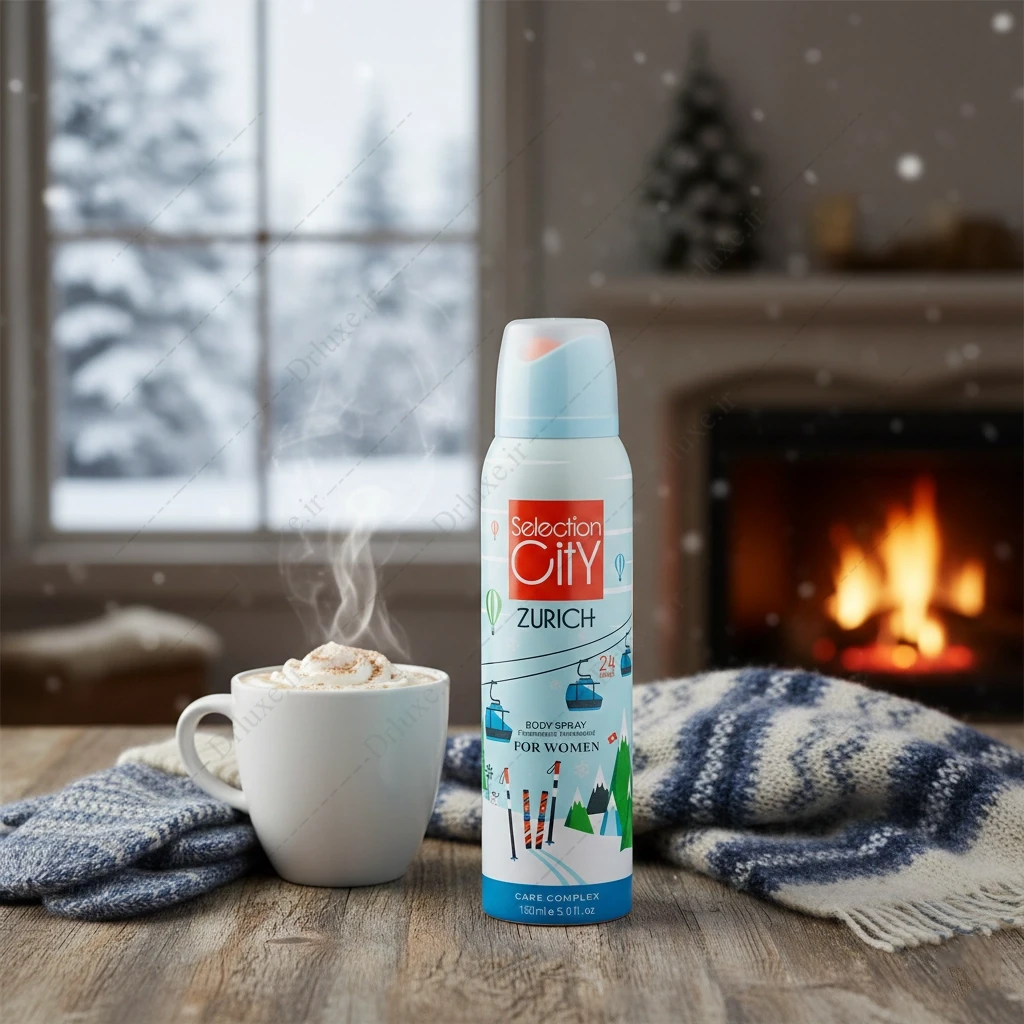 اسپری خوشبو کننده بدن زنانه زوریخ سلکشن سیتی